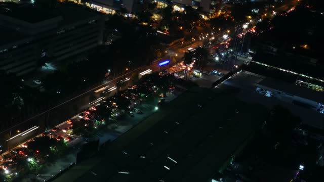 Zeitraffer-des-Verkehrs-in-Manila