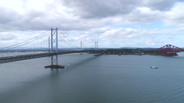 Forth-Brücke-Aerial-Schottland