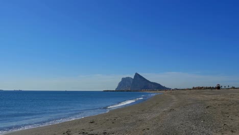 Coast-of-the-sea-on-the-border-of-Gibraltar-between-Spain-and-England