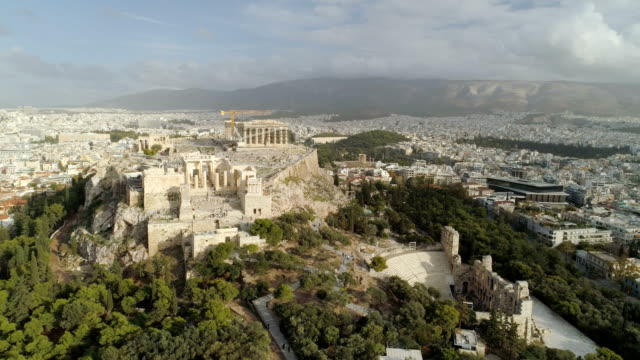 Acropolis-of-Athens-ancient-citadel-in-Greece