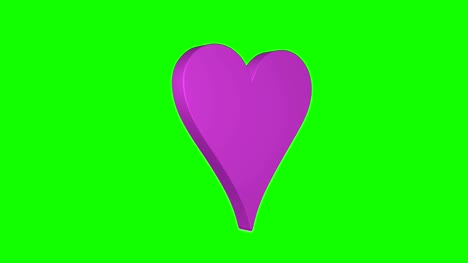 Liebe-Herz-Emoji-Emoticons-Greenscreen-Schleife