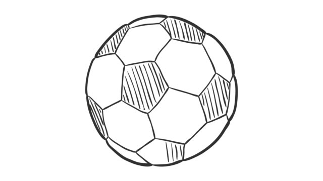 bosquejo-de-la-pelota-de-Futbol