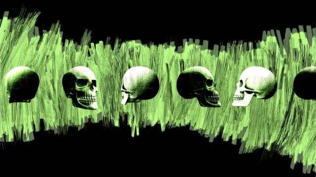 Abstract-Background-Halloween-Rotating-Scary-Skull-Lines-13