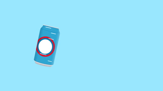 rotation-can-of-cola-in-flat-icon-style