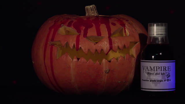 halloween-pumpkin-dripping-blood