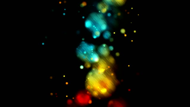 Bunt-glänzende-Lichter-abstrakte-Videoanimation