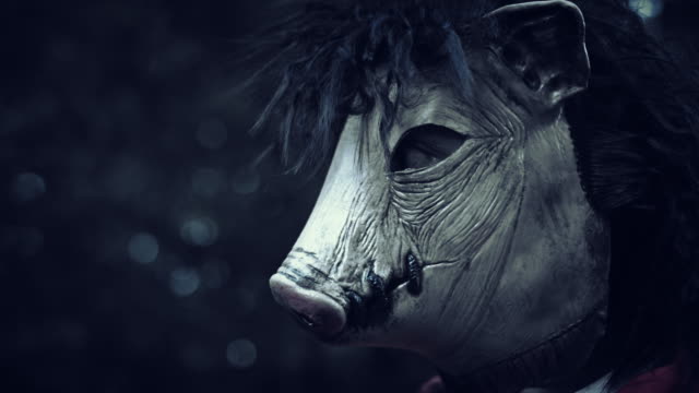 4K-Halloween-Horror-Man-with-Pig-Mask-Portrait