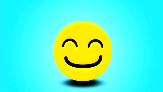 4K-Smiley-Emoji-springen-Animation---Endlos-wiederholbar