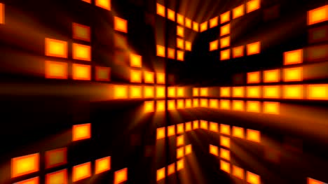 Abstract-background-with-orange-disco-room.-3d-rendering