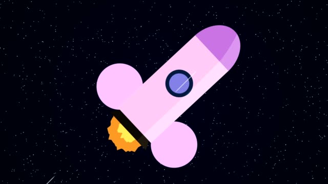 Zeichentrickfilm-Rakete-Raumschiff-humorvolle-Penis-Konzept