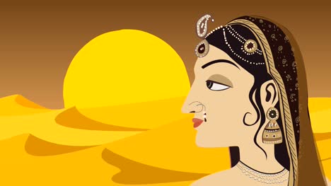 Traditionelle-indische-Hindu-Frau
