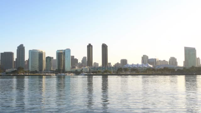 Stadt-von-San-Diego-im-Morgengrauen-panorama