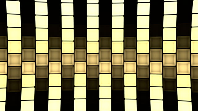 Lights-flashing-wall-cubes-bulbs-pattern-static-diagonal-stage-background-vj-loop