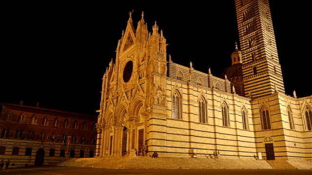 Cathédrale-de-Sienne---Time-lapse,-Toscane.-Italy