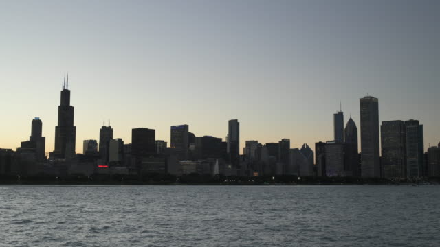 Chicago-Lakefront-4k-Timelapse-Evening-to-Night