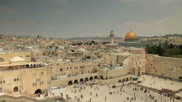 Jerusalem-Panoramablick-auf-die-Klagemauer