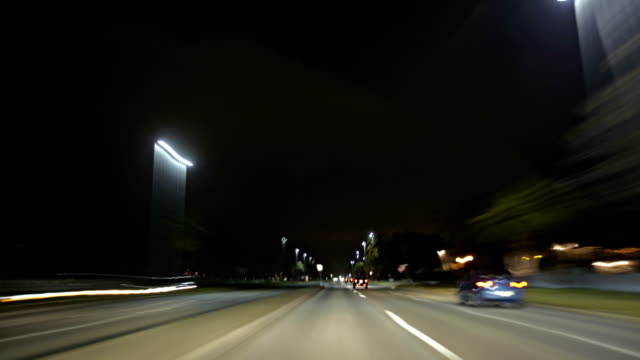 Timelapse-Nacht-Drive