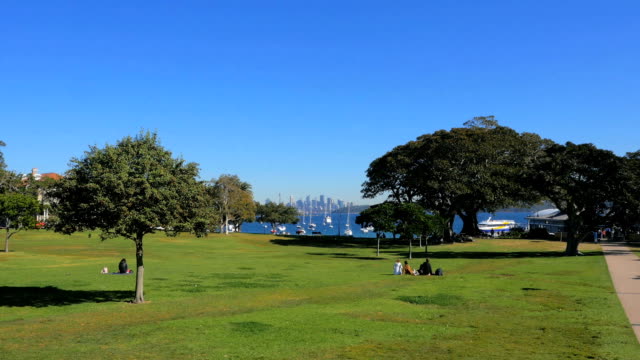 Robertson-Park,-Watsons-Bay,-Sydney-(4K/UHD-to-HD)