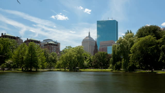Time-lapse-jardín-público-de-Boston