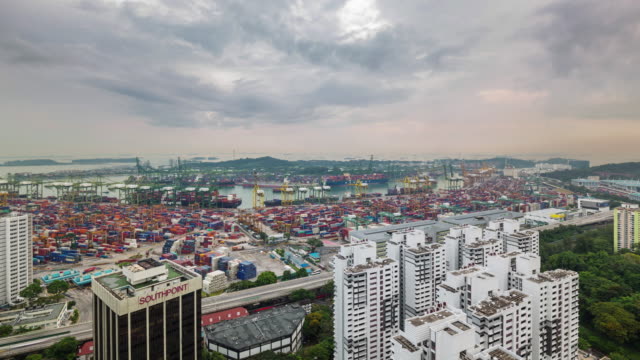 vista-superior-techo-en-el-puerto-de-Singapur-bloque-4-lapso-de-tiempo-k
