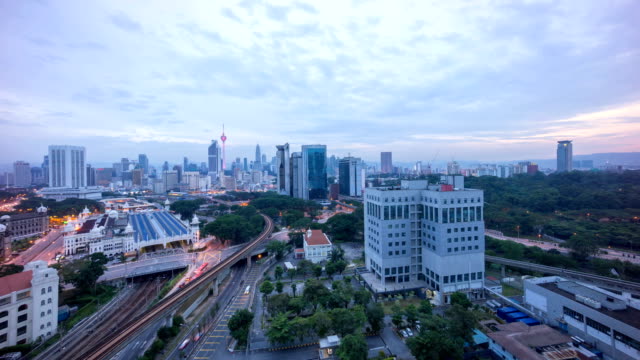 wunderschönen-Sonnenaufgang-von-Kuala-Lumpur-city