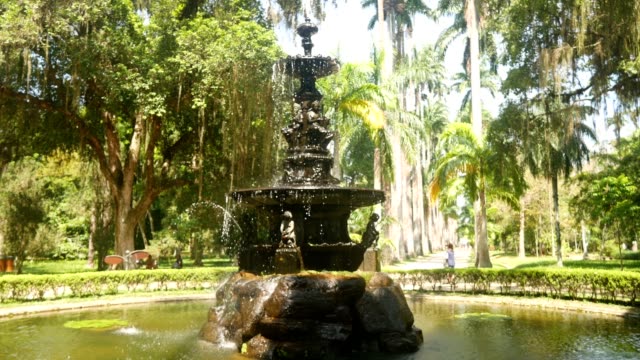 Wasser-Brunnen-am-Botanischen-Garten-in-Rio-De-Janeiro