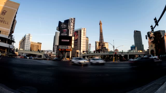 Las-Vegas-Strip-in-der-Dämmerung-Zeitraffer