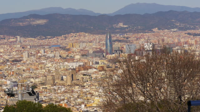 day-light-barcelona-city-panorama-agbar-tower-view-4k-spain