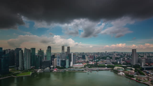 Singapur-Sturm-Himmel-Dach-anzeigen-4-k-Zeitraffer