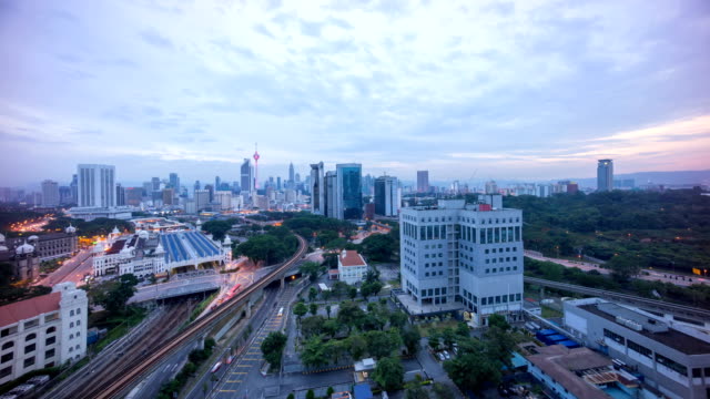 wunderschönen-Sonnenaufgang-von-Kuala-Lumpur-city