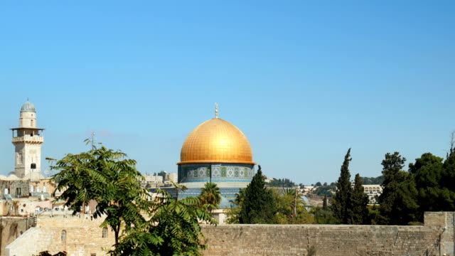 La-cúpula-de-la-roca,-Jerusalén,-Israel