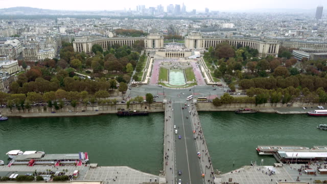 Pariser-Luftaufnahme-von-Trocadero