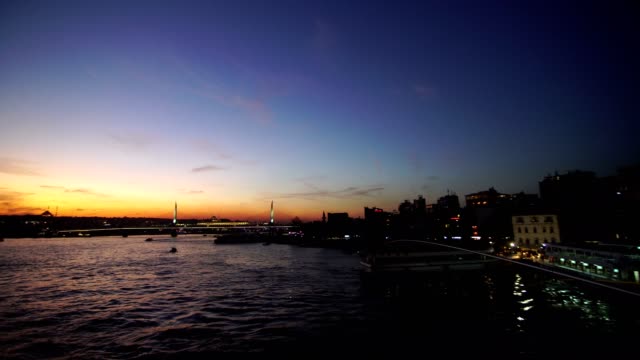 Galata-Brücke-Sonnenuntergang