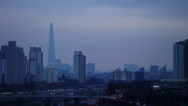 City-Sunset-time-lapse