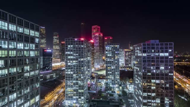 Beijing-CBD-office-building-time-lapse