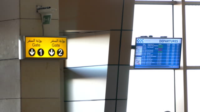 Flughafen-Tor-Zeichen.