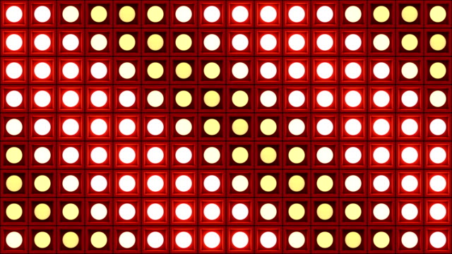 Lights-flashing-wall-bulbs-pattern-static-diagonal-red-stage-background-vj-loop