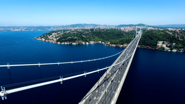 The-Fatih-Sultan-Mehmet-Bridge,-is-a-bridge-in-Istanbul,-Turkey