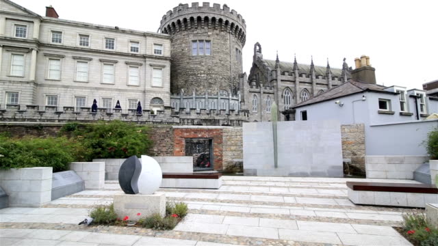 De-Garda-Memorial-jardín-en-el-Castillo-de-Dublín