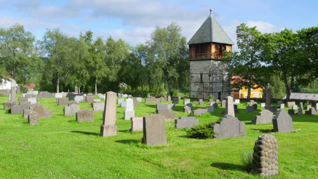 Cementerio-cerca-de-oslo,-Noruega
