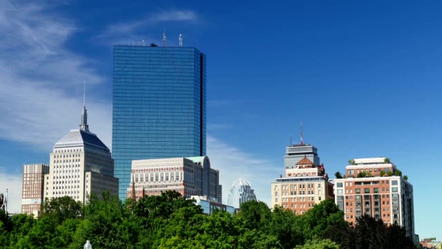 Sommer-Boston-Skyline-Eröffnungsszene