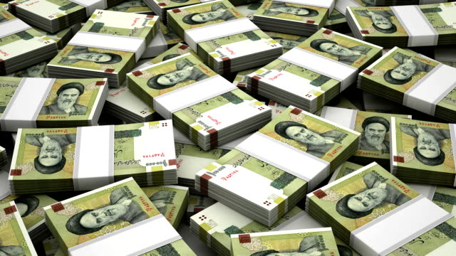 Stack-of-Iranian-Rial
