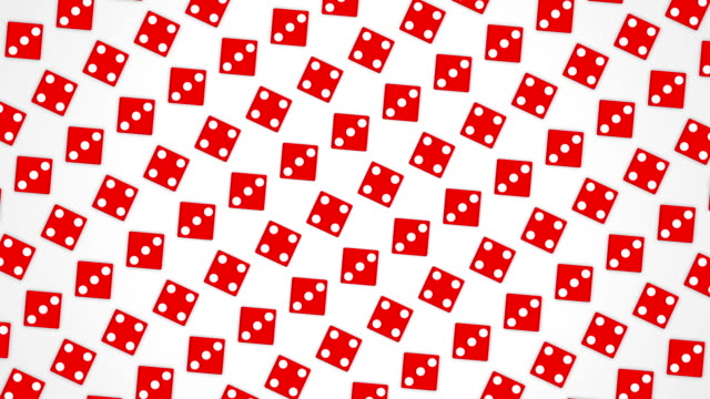 Roter-Würfel-Würfel-Glückspiel-weißen-Hintergrund