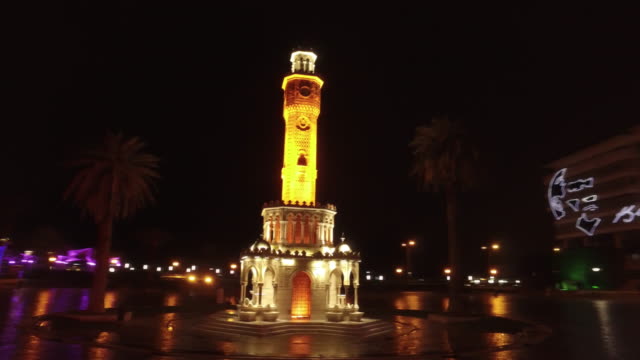 Izmir-nigth-view-airvideo-drone-clock-tower