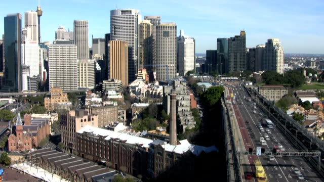 Aerial-Zeitraffer-der-Innenstadt-von-Sydney