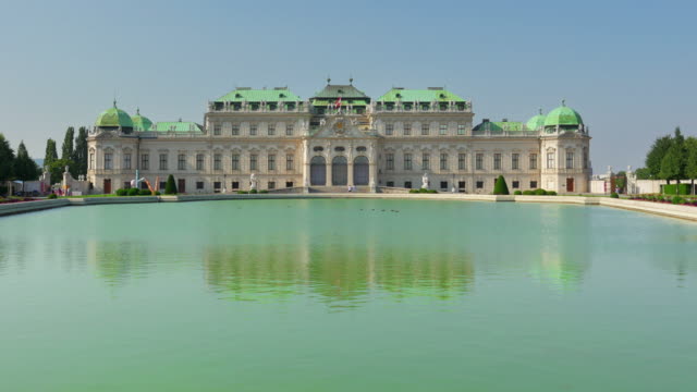 Palacio-Belvedere-en-Viena,-Austria