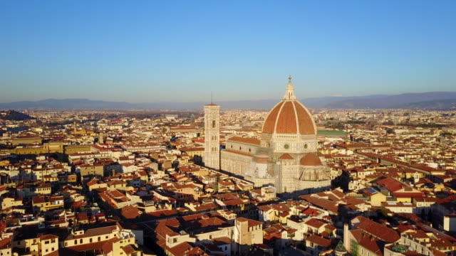 Aerial-Establishing-of-Florence-Italy