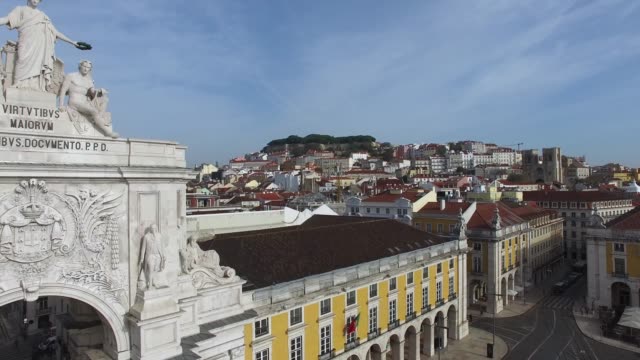 Vista-aérea-de-Lisboa,-Portugal