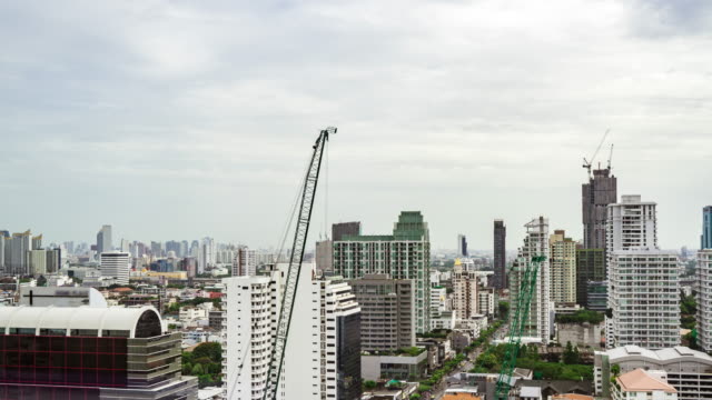 Hohen-Aufstieg-Zeit-verfallen-Skyline-Stadtbild-Bangkoks-in-Thailand