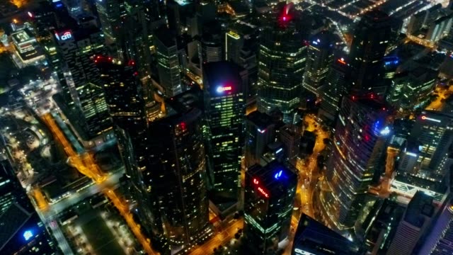 Singapur-Stadt-Antenne-Szene-4k-video